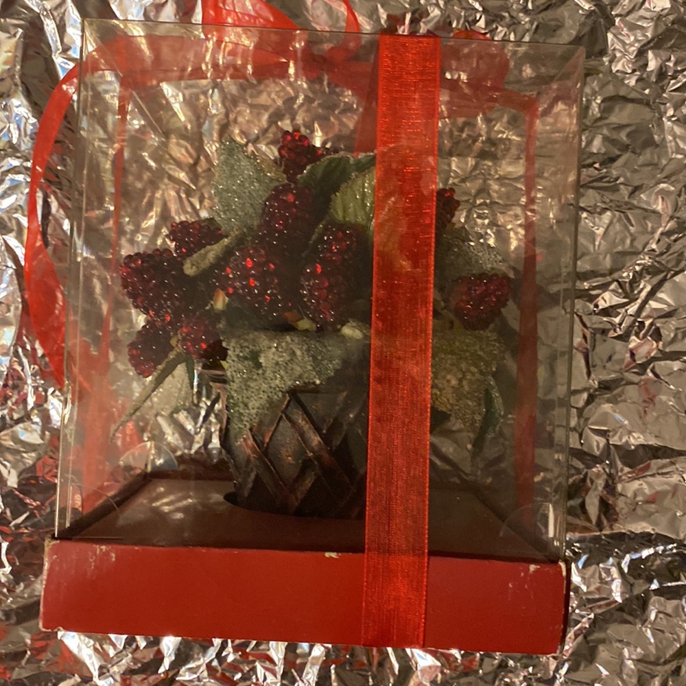 New Berry Tree In Vase With Gift Box - Picture 3 of 4